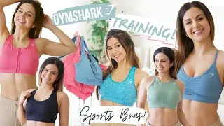 BEST YET? GYMSHARK TRAINING BRAS REVIEW TRY ON HAUL NEW RELEASES 2020! | ASHLEY GAITA