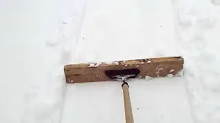 Как чистить снег не напрягаясь