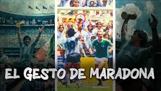 EL GESTO DE MARADONA EN EL MUNDIAL DEL 86