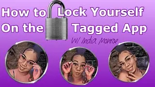 How do I lock myself on the Tagged App? How do I lock my pet on Tagged? Set myself free?