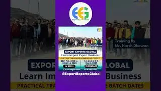 Export Import Training Training in Delhi and Kolkata |   Import Export Course| by HARSH DHAWAN