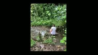 Cewek cantik kebelet pipis di hutan kelihatan apem