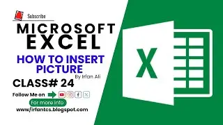 MS Excel - How to Insert Picture in MS Excel | 