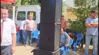 САНГАЛИ МИРЗОЕВ БО ШОГИРДОН ХАЙРИДДИН ВА САЙМУМИН ДАР РОҒУН ДАР БАЗМИ ТУЙИ САРБОЗ