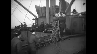 Школа в рыбном траулере на море (1961 г.)