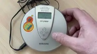 Samsung Yepp MCD-CM370 cd music player mp3 wma test