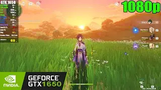 GTX 1650 | Genshin Impact - 1080p (tested in 2023)