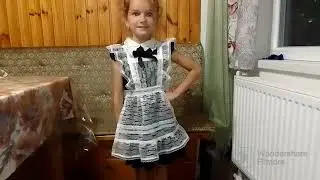 Фартук для первоклассницы своими руками.
