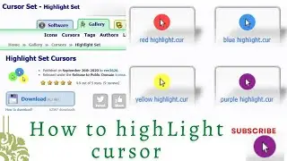 how to highlight mouse cursor in windows 10 in 2022