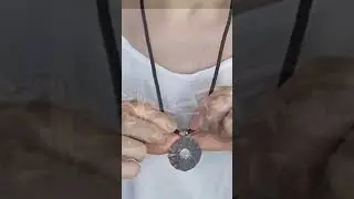 Подвеска оберег Мироздание с лунным камнем 