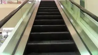 Westinghouse?  Broken escalators at Dillards, Quail Springs mall, Oklahoma City OK