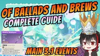 Of Ballads and Brews [ALL CHEST LOCATIONS] - Genshin Impact 3.1 FULL Guide
