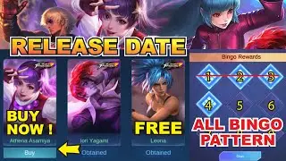 MLBB KOF EVENT 2021 Encore RELEASE DATE | ALL BINGO Pattern code number guide tips Mobile Legends