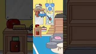 Kuromi vs. Hello Kitty Free Bedroom 💖💙Toca Boca 