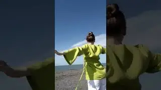 Блузка Лайма на берегу моря 💙🌊