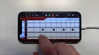 AC/DC - Back In Black on iPhone (GarageBand)
