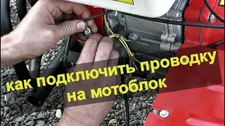 Подключение проводки на мотоблок Shtenli 1030
