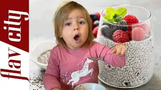 2 Year Old Makes Pudding 