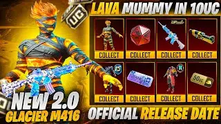 Lava Mummy In 10Uc | New Glacier 2.0 Skin | Lava Mummy Set Offical Release Date | Pubg Mobile