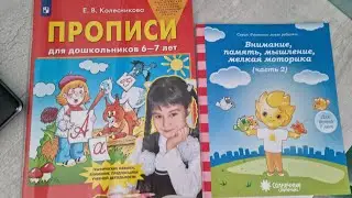 ПРОПИСИ для дошкольников 6-7 лет ИЗДАТЕЛЬСТВО ПРОСВЕЩЕНИЕ. Внимание, память ч.2, СОЛНЕЧНЫЕ СТУПЕНЬКИ