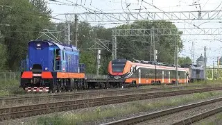 ЧМЭ3-3616+21Ev-3339+2ТЭ116-788 близ ст. Янаварти / CME3-3616+21Ev-3339+2TE116-788 near Janavarti
