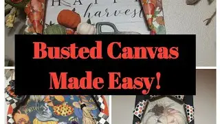 Busted Canvas with a Twist!