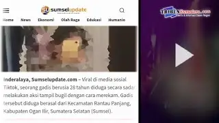 Viral! Beredar Video Tiktok Gadis Nekat Telanjang Bikin Heboh Masyarakat Rantau Panjang Ogan Ilir