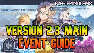 Shadows Admist Snowstorms Event Guide (600+ PRIMOGEMS) - Genshin Impact