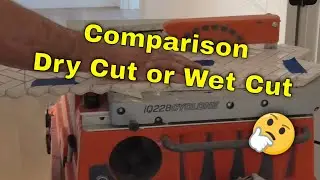 Wet tile Cutting V Dry cutting, #tile #tilecutting #drycut #iqpowertools