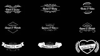 Wedding title animation