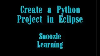 Create a Python Project in Eclipse