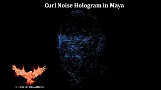 Cómo crear un holograma en Maya/ Curl Noise Hologram in Maya