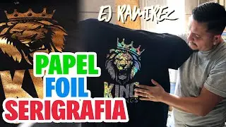 🔥 ESTAMPAMOS FOIL CON SERIGRAFIA // Ej Ramirez