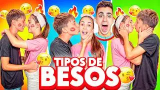 TYPES OF KISSES MY DAUGHTER AND HER BOYFRIEND SEE! 💋*Sergi and Valeria kiss!*