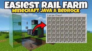Minecraft Rail Duplicator Farm For 1.21+ | Infinite Rail Farm in Minecraft