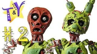 Как слепить Игнайт Спрингтрапа из пластилина Туториал 2 Ignited Springtrap Tjoc:R Tutorial 2