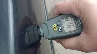 Измерение толщины слоя краски толщиномером Richmetrics RM-660
