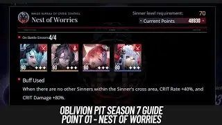 [Path to Nowhere] Oblivion Pit | Remnants of the Depth | Season 07 - Point 01 Nest of Worries