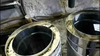 Дымоход сендвич нержавейка своими руками+ конус