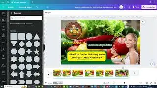 TUTORIAL aula 7 como fazer  comercial para lojas e tv indoor para status  redes sociais  vinheta est