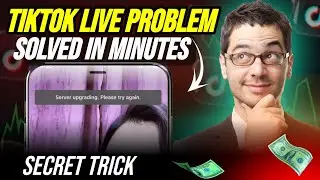 TikTok Server upgrading please try again problem solved in 5 minutes 🫣