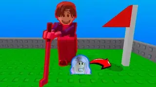 ECE GOLF TOPU OLDU ONUNLA GOLF OYNUYORUM🤣MUHAMMET EFE ARI🐝ARIGİLLER🐝AYŞEM ECE ARI🐝ROBLOX HOLE IN ONE