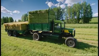 Релакс видео  ---   заготовка сена, лучшие моменты! Primitive haymaking! Relax video!