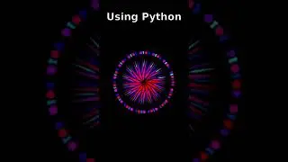 Super graphics using Python. 