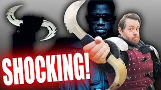 This SHOULD NOT WORK the way it does! - TESTING film THROWING GLAIVES from BLADE and KRULL