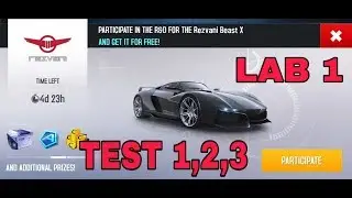 Asphalt 8 Rezvani Beast X R&D First look,Sound and all you need to know