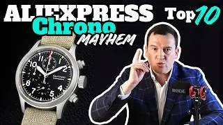 ALIEXPRESS Top 10 Chronograph Watches Recommendations: ALL UNDER $70 😲