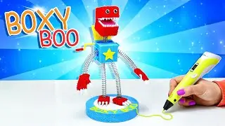 Рисую БОКСИ БУ из Поппи Плейтайм 3 😱 НОВЫЙ МОНСТР BOXY BOO 3D Ручкой Poppy Playtime Project