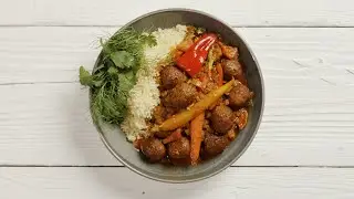Turkey Meatball and Apricot Tagine