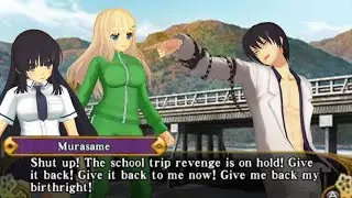 Senran Kagura 2: Deep Crimson part 19: Murasame makes a fool of himself again